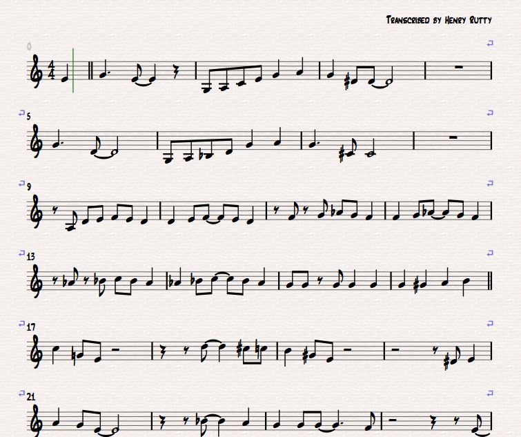 music notation